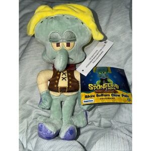 SpongeBob SquarePants Movie Bikini Bottom Glow Pals 8" Squidward Plush 2025 NEW